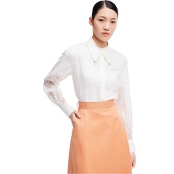 риза,с,дълъг,ръкав,дамски,блузи,дамски,ризи,lily,niche,cut,out,long,sleeve,shirt,white