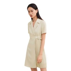 пола,дамски,поли,и,рокли,lily,overlay,collar,suit,skirt,light,yellow,(beige)