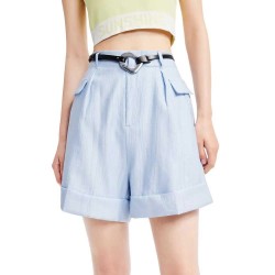къси,панталони,дамски,панталони,lily,skinny,fit,a,line,casual,shorts,gray,blue,(blue)