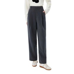 панталони,дамски,панталони,lily,straight,leg,fit,dress,pants,gray,(grey)