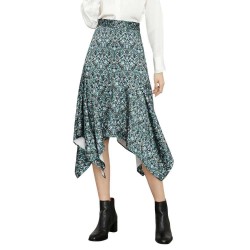 пола,дамски,поли,и,рокли,lily,vintage,floral,skirt,blackish,green,(green)