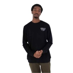 блуза,мъжки,пуловери,hurley,japon,sweatshirt,black,(black)