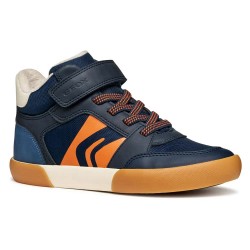 маратонки,детски,маратонки,geox,gisli,trainers,navy,dark,orange,(blue)