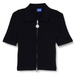 блуза,дамски,пуловери,дамски,плетени,дрехи,hugo,sholer,blue,sweater,black