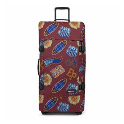 куфари,eastpak,tranverz,l,121l,trolley,bag,clash,burgundy,(red)