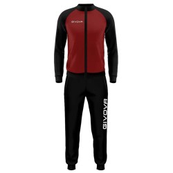 анцуг,мъжки,анцузи,givova,cuba,tracksuit,garnet,black,(red)