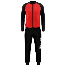анцуг,мъжки,анцузи,givova,cuba,tracksuit,red,black