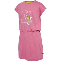 рокля,детски,поли,и,рокли,hummel,maya,twilight,short,sleeve,dress,pink,(heather,rose)