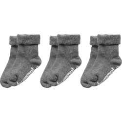 чорапи,детски,чорапи,hummel,mini,non,slip,socks,3,pairs,grey,melange,(grey)
