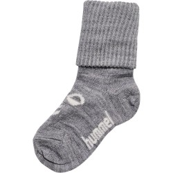 чорапи,детски,чорапи,hummel,mini,wool,socks,grey,(grey,melange)