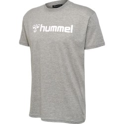 тениска,мъжки,тениски,hummel,mover,cotton,short,sleeve,t,shirt,grey,melange,(grey)