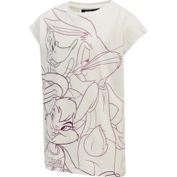 тениска,детски,тениски,hummel,space,jam,short,sleeve,t,shirt,beige,(marshmallow)