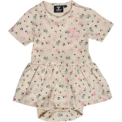 рокля,детски,поли,и,рокли,hummel,tyra,body,short,sleeve,dress,beige,(whitecap,gray)