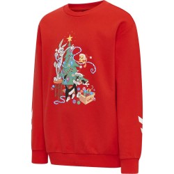 блуза,детски,блузи,hummel,bugs,bunny,dos,sweatshirt,fiery,red,(red)