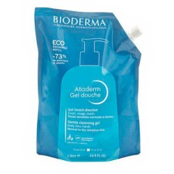 хигиена,тяло,bioderma,atoderm,eco,refill,1l,shower,gel,blue