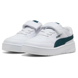 маратонки,детски,маратонки,puma,court,classic,clean,ac+,trainers,white,archive,green,(white)