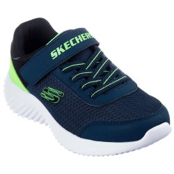 маратонки,мъжки,маратонки,дамски,маратонки,skechers,bounder,trekzic,slip,on,trainers,blue,(navy,lime,synthetic,textile,black,trim)