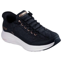 маратонки,дамски,маратонки,skechers,contour,foam,golden,hour,trainers,black,mesh,duraleather,rose,gold,trim,(blue)