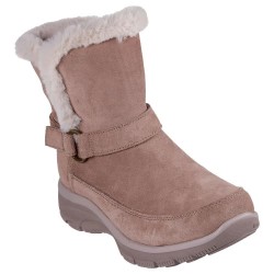 дамски,боти,дамски,високи,обувки,за,ходене,skechers,easy,going,dreamers,luxe,vi,booties,dark,taupe,suede,buckle,trim