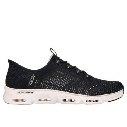 маратонки,дамски,маратонки,skechers,glide,step,gratify,pace,trainers,black,mesh,gold,trim,(black)