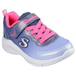 детски,обувки,детски,маратонки,skechers,sole,swifters,cutie,walk,kids,slip,on,shoes,navy,mesh,hot,pink,trim,(blue)