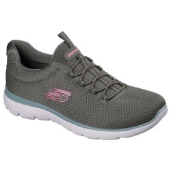 обувки,дамски,маратонки,skechers,summits,summer,blush,slip,on,shoes,olive,mesh,(grey)