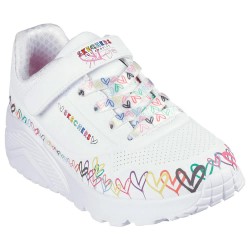 Маратонки Skechers Uno Lite Heart Craze slip-on trainers - White (White Synthetic / Multi Trim) маратонки,мъжки,маратонки,дамски,маратонки,skechers,uno,lite,heart,craze,slip,on,trainers,white,(white,synthetic,multi,trim)
