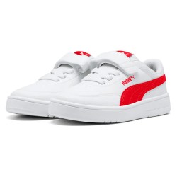 маратонки,детски,маратонки,puma,court,classic,clean,ac+,ps,trainers,white,for,all,time,red,(white)