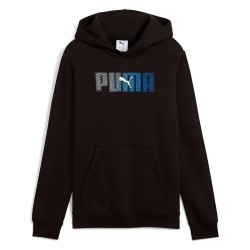 суичър,детски,блузи,puma,ess,logo,lab,hoodie,black