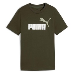 тениска,детски,тениски,puma,essentials,2,graphics,nº1,logo,short,sleeve,t,shirt,dark,olive,(green)
