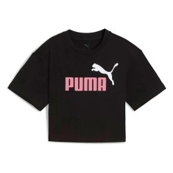 тениска,детски,тениски,puma,essentials,2,graphics,short,sleeve,t,shirt,black,poised,pink,(black)