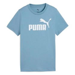 тениска,детски,тениски,puma,essentials,foundation,nº1,logo,short,sleeve,t,shirt,cool,blue,(blue)