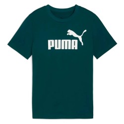 тениска,детски,тениски,puma,essentials,foundation,nº1,logo,short,sleeve,t,shirt,green,terrain,(green)