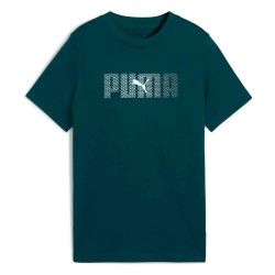 тениска,детски,тениски,puma,essentials,graphics,logo,lab,short,sleeve,t,shirt,green,terrain,(green)