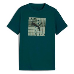 тениска,детски,тениски,puma,graphics,box,short,sleeve,t,shirt,green,terrain,(green)