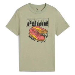 тениска,детски,тениски,puma,graphics,short,sleeve,t,shirt,lux,army,(green)