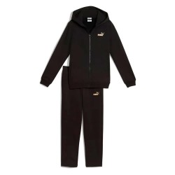 анцуг,детски,анцузи,puma,metallic,tracksuit,black