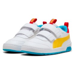 маратонки,детски,маратонки,puma,multiflex,2,color,v,ps,trainers,white,pelé,yellow,(white)