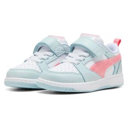 маратонки,детски,маратонки,puma,rebound,v6,lo,space,belle,ac+,trainers,sea,glass,pinkscape,white,(white)