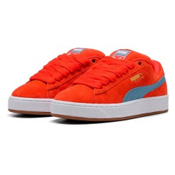 маратонки,детски,маратонки,puma,suede,xl,trainers,fierce,red,cool,blue,(orange)