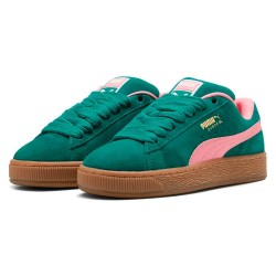 маратонки,детски,маратонки,puma,suede,xl,trainers,wild,green,pinkscape,(green)