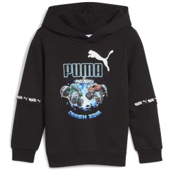 суичър,детски,блузи,puma,x,hot,wheels,graphic,hoodie,black