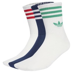 чорапи,мъжки,чорапи,adidas,originals,3,stripes,crew,socks,3,units,white,night,indigo,white,(white,blue)