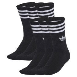 чорапи,мъжки,чорапи,adidas,originals,3,stripes,crew,socks,6,units,black,(black)