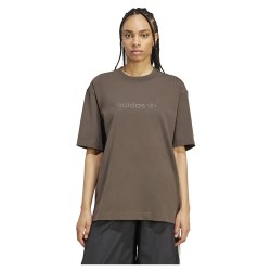 тениска,дамски,тениски,adidas,originals,essentials,linear,oversized,short,sleeve,t,shirt,shadow,olive,(brown)