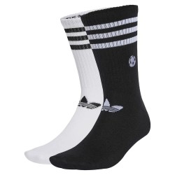 чорапи,мъжки,чорапи,adidas,originals,embroidered,football,crew,socks,2,units,white,black