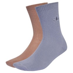 чорапи,мъжки,чорапи,adidas,originals,everyday,icons,crew,socks,2,units,warm,clay,silver,violet,(brown,grey)