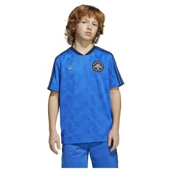 футболна,фланелка,детски,тениски,adidas,originals,football,short,sleeve,t,shirt,blue