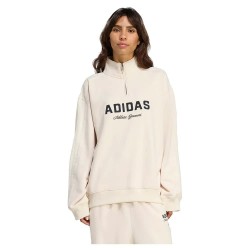 Блуза Adidas Originals KF2310 half zip sweatshirt - Wonder White блуза,дамски,блузи,adidas,originals,kf2310,half,zip,sweatshirt,wonder,white