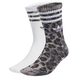 чорапи,мъжки,чорапи,adidas,originals,leopard,crew,socks,2,units,carbon,black,(white,grey)